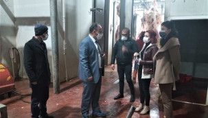 İL TARIM VE ORMAN MÜDÜRLÜĞÜ SAĞLIK EKİPLERİ KESİMHANE DENETİMİNDE