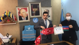 SERDAR ÜNSAL'DAN  ÜLKÜ OCAKLARI BAŞKANINA  TEŞEKKÜR BELGESİ