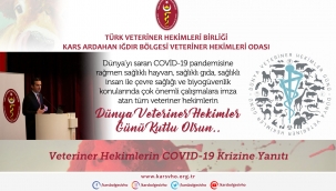 "24 NİSAN DÜNYA VETERİNER HEKİMLER GÜNÜ