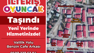 İlteriş Oyuncak Yeni Yerinde Hizmetinizde