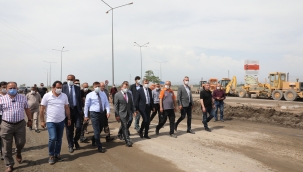 Iğdır Valisi H. Engin Sarıibrahim sel bölgesinde