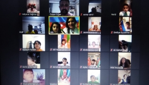 İKİ DEVLET BİR MİLLETİN ÇOCUKLARI ÇEVRİMİÇİ GÖRÜŞTÜLER.