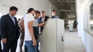 Vali/Başkan Sarıibrahim Iğdır İçme Suyu Arıtma Tesisi'nde İncelemelerde Bulundu