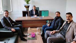 Veteriner Hekimleri Odasın Veteriner Hekim Mehmet Akif Argana'ya hayırlı olsun ziyareti