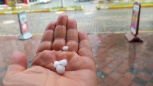 DOLU YAĞIŞI TEDİRGİN ETTİ