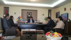 EYUDER) İL  TEMSİLCİLİĞİNDEN ARALIK KAYMAKAMINA ZİYARET