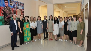 Ayfər Gedikli Bərdə Regional Mədəniyyət İdarəsinin qonağı olub