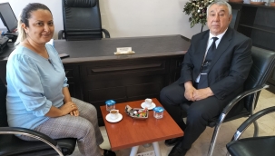 SERDAR ÜNSAL'DAN YELİZ ARAS'A HAYIRLI OLSUN ZİYARETİ