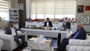 Ak Parti Iğdır İl Başkanından Rektör Alma'ya Ziyaret