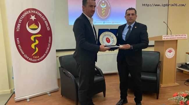  Veteriner Hekimleri Odası Başkanı Ercan Ödül Ardahan ilinde 
