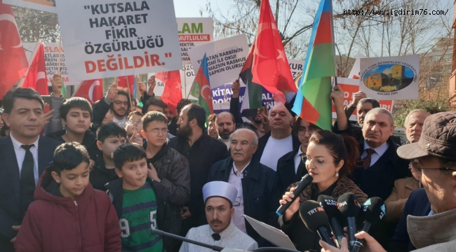 Türkiye Azerbaycan Dostluk İşbirliği ve Dayanışma Vakfı öncülüğünde, İsveç protesto edildi