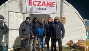 13. Bölge Eczacı Odası Deprem Bölgesinde