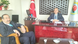 ORHAN NESİP KESEMEN'DEN ZİRAAT ODASI BAŞKANINA  HAYIRLI OLSUN ZİYARETİ