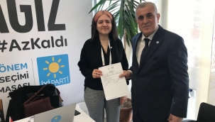               TUNCAY GÜNEŞ,  İYİ PARTİDEN MİLLETVEKİLLİĞİ İÇİN BAŞVURSUNU YAPTI