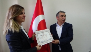 AK Parti Iğdır  Milletvekili Cantürk Alagöz, mazbatasını aldı