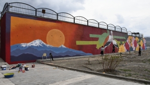 Iğdır Üniversitesindeki 400 Metrekarelik Duvar, Sanatla Buluştu!