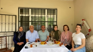 IĞDIR İNSAN HAKLARI BAŞKANLIĞINDAN ŞEHİT BABALARINA ZİYARET