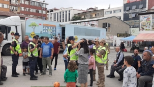 Jandarma mobil trafik eğitim tırı Iğdır'da