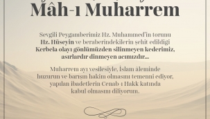 Vali H. Engin Sarıibrahim'in Muharrem Ayı Mesajı