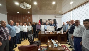 AŞİRET  TEMSİLCİLERİ VE KANAAT ÖNDERLERİNDEN İL MÜFTÜLÜĞÜNE ZİYARET 