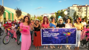 IĞDIR'DA 4.KEZ SÜSLÜ KADINLAR PEDAL ÇEVİRDİ