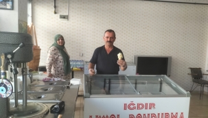 IĞDIR'DA MANDA SÜTÜNDEN YAPILAN DONDURMAYA BÜYÜK İLGİ