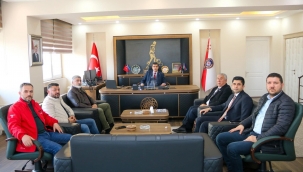  AZERBAYCAN DERNEKLERİNDEN EMNİYET MÜDÜRÜNE HAYIRLI OLSUN ZİYARETİ