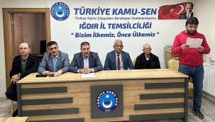 Kamu-Sen İl Başkanı Ali Arslan, Çalışan ve Emeklilerin Durumuna Dikkat Çekti