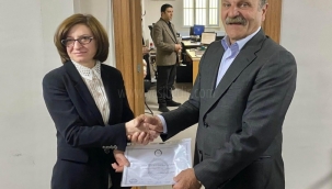 MEHMET NURİ GÜNEŞ MAZBATASINI ALDI