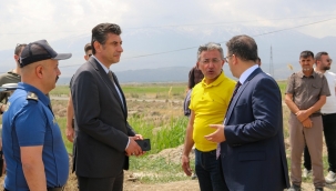 Iğdır Aralık Karayoluna Dilucu Şehitleri anıtı yapılıyor.