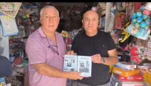 SÖZER AKYILDIRIM "YÜZYILIN HİKAYESİ TÜRKİYE TARİHİ" İKİ CİLTLİK KİTABINI GAZETECİ SERDAR ÜNSALA ARMAĞAN ETTİ