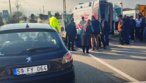 Karşıdan Karşıya Geçen Öğrenciye Araç Çarptı