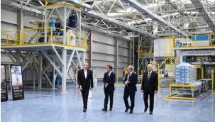 Cumhurbaşkanı Aliyev, Kartaş Kimya'nın Açılışını Gerçekleştirdi