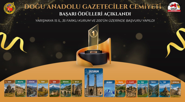 DAGC Gazetecilik Başarı Ödülleri Açıklandı: Iğdır'dan 6 Gazeteciye Ödül