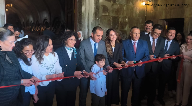  Tarihi Ejder Kervansarayı'nda "Nakş-ı Saray" Sergisi Açıldı