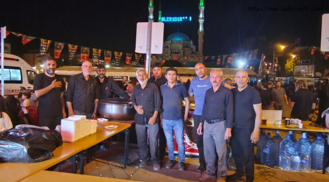 Muharrem Ayı Nedeniyle 1800 Kişilik İhsan Yemeği Dağıtıldı