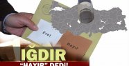  IĞDIR HAYIR TÜRKİYE EVET DEDİ. 
