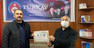 SERDAR ÜNSAL'DAN TÜRKAV İL BAŞKANINA TEŞEKKÜR BELGESİ 
